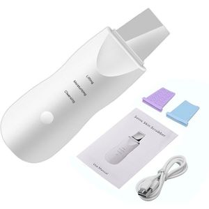 Ultrasone Meeëter Skin Scrubber Diepe Gezicht Reinigingsmachine Peeling Schop Facial Pore Cleaner Gezicht Huid Scrubber Tas