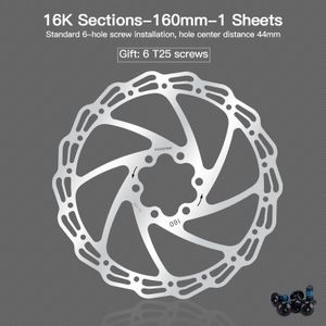 Mountainbike Discs Fiets Remblokken 160/180/203Mm Zes-Nail Disc Cassette G3/HS1 met Schroeven Fietsonderdelen Rvs