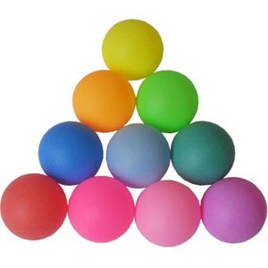 Een Pak Gekleurde Ping Pong Ballen 40Mm Entertainment Tafeltennis Ballen Speelgoed Gemengde Kleuren Voor Diy Game En activiteit