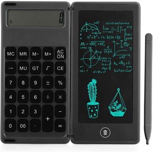 Rekenmachine Notepad 6 Inch Lcd Schrijven Tablet Digitale Tekening Pad Met Stylus Pen Wissen Knop Lock Functie