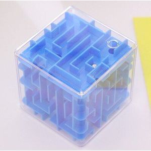 8 cm Doolhof Magische Kubus Puzzel Speelgoed 3D Speed Cube Labyrint Rollende Bal Speelgoed Puzzel Game Cubos Magicos Leren Speelgoed