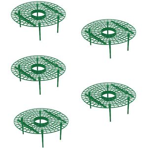 10Pcs Aardbei Frame Fruit Tuin Beugel Hek Bloem Plant Ondersteuning Stakes Halfronde Metalen Frame Professionele Voor Tuin