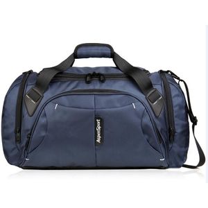 Aspensport Bagage Reistassen Voor Mannen Nylon Duffle Handtas Grote Organizer Folding Rugzakken 40L Capaciteit Zwart/Rood/Blauw