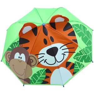 Baby Cover Parasol Voor Zon Regen Bescherming Uv-stralen 3D Cartoon Outdoor Paraplu Windbestendig Opvouwbare Paraplu Regen Winddicht