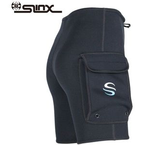 SLINX 3mm Neopreen Duiken Wetsuit mannen Zwart Tech Shorts Winter Warme Snorkelen Scuba Duikuitrusting Maat S-XXXL Pocket broek