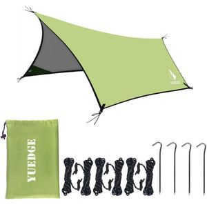 Yuedge 10X13 Ft Draagbare Tent Tarp Hangmat Regen Vliegen Instant Onderdak Zonnescherm Voor Camping Backpacken Tenten Outdoor camping