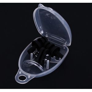 Zachte Zwemmen Oordopjes Neus Clip Case Beschermende Voorkomen Water Bescherming Oor Plug Waterdichte Zachte Siliconen Zwemmen Duik Benodigdheden