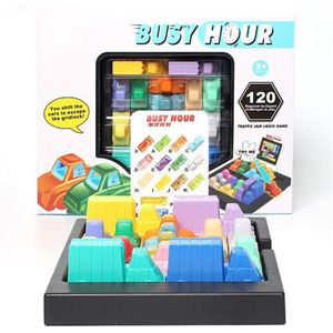Fun Spits Verkeer Jam Logica Spel Speelgoed Voor Jongens Meisjes Drukke Uur Puzzel Game toy077