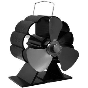 3-Blade Kachel Fan Ultrastille Haard Milieuvriendelijk Fan Hout/Log Brander Fan, kachel Ventilator Warmte Aangedreven Haard Fan F