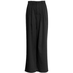 Galcaur Vrouwen Wijde Pijpen Broek Hoge Taille Rits Pocket Big Size X Lange Broek Lente Vrouwelijke Mode Ol kleding