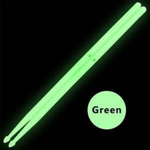 1 Paar 5A Lichtgevende Drum Stok Drum Set Fluorescerende Drumsticks Glow In The Dark Stage