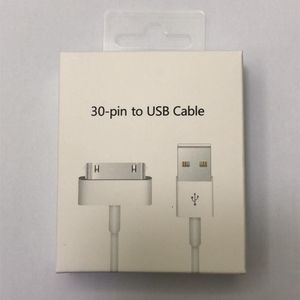 10 stks/partij USB Data Charger Kabel Voor iPhone 4 4 4s iPod Nano iPad 2 3 iPhone 30 Pins Kabel USB 1m Opladen Adapter Data Sync Kabel