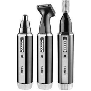 Kemei Oplaadbare Elektrische Alle In Een Tondeuse Voor Mannen Grooming Kit Baard Trimer Facial Wenkbrauw Trimmer Neus Oor Scheerapparaat