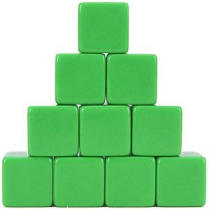 10 Stuks 16Mm Blanco Dobbelstenen Ktv Dobbelstenen Verveloos Vlakte Graveerbare Diy Poker Gokken Dobbelstenen Schaakbord Spel Onderwijs Dobbelstenen 5 Kleuren