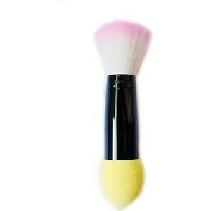 Double-ended blush brush