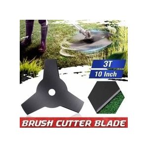 10 Inch 3 T Bosmaaier Trimmer Blade Bosmaaier Blade 3 Tand Vervanging Voor Grastrimmer Tuin Gereedschap Onderdelen