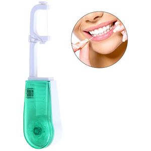 30 Meter Rager Draad Tandheelkundige Voor Flosser Ingebouwde Spool Wax Vervanging Draad Dental Floss Tandenstokers