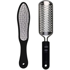 2 Stuks Professionele Pedicure Rasp Voet Bestand Gebarsten Huid Likdoorns Eelt Remover Voor Extra Glad En Schoonheid Voet