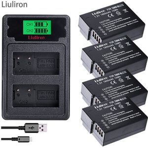 Bateria DMW-BLC12 BLC12E BLC12PP Dmw BLC12 Batterijen + Dual Charger Voor Panasonic Lumix FZ1000,FZ200,FZ300, g5, G6,G7,GH2,DMC-GX8