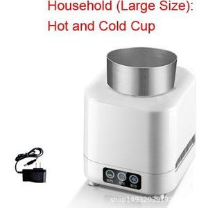 12V Dual-Use Mini En Koude Vriezer Cup Draagbare Verwarming Cooling Fles Koelkast Drank Kan Koeler Houder