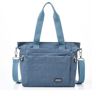 Casual Eenvoudige Grote Capaciteit Canvas Draagtas Vrouwelijke Licht Gewicht Wilde Trend Ongedwongen Draagbare Schouder Messenger Tassen Voor Vrouwen