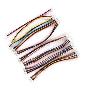 5 STUKS Kabel Connector XH 1.25 Dubbele Elektronische Draad Connectors 2/3/4/5/6/ 7/8/9/10 Pin 10cm DIY Lijn Voorwaartse Richting 28AWG