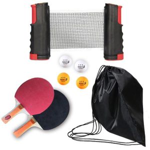 Professionele Tafeltennis Sport Trainning Set Racket Blade Mesh Net Ping Pong Student Draagbare Sport Apparatuur Rackets Set