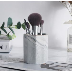 Cosmetica Make-Up Kwasten Opbergdoos Cilindrische Case Opslag Lipstick Brush Pen Houder Organizer Keramische Pen Opslag