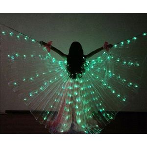 Kinderen Dansers LED Prestaties Vlinder Vleugels Buikdans Carnaval Led Kostuums Kerst Toont