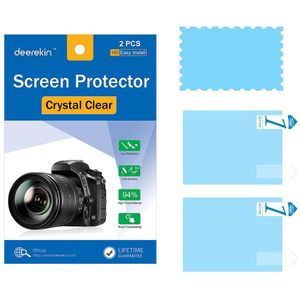 2x Deerekin Lcd Screen Protector Beschermende Film Voor Panasonic Lumix GH6 DC-GH5 DC-FZ82/Dc GH5II GH5s FZ80 FZ82 Camera