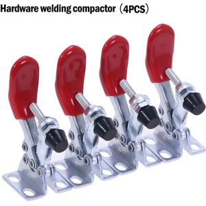 4Pcs-201A Horizontale Toggle Clamp Quick-Release Toggle Klemmen Set 27Kg Verticale Toggle Clamp Hand Clip tool ^ *