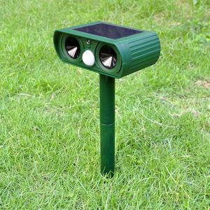 Solar Power Hond Ongediertebestrijder Scarer Ultrasone Infrarood Sensor Repellent Voor Tuin Outdoor 2019ing