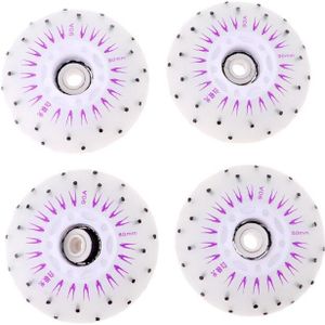 4Pcs Rolschaatsen Wielen Duurzaam Schaatsen Licht Up Wiel Indoor Outdoor Vervanging Schaatsen Accessoires