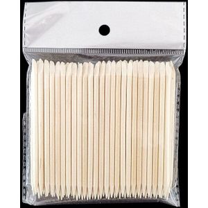 Hout Sticks Voor Cuticle Pusher Cuticle Verwijder Tool Vorken Voor Nagels Manicure Gereedschap Cuticle Trimmer Pedicure Gereedschap Professionele