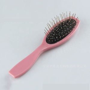 1Pc Voorkomen Statische Borstel Voor Synthetisch Haar Niet Tangle Clip Extension Pruik Roze Kam Styling Tools