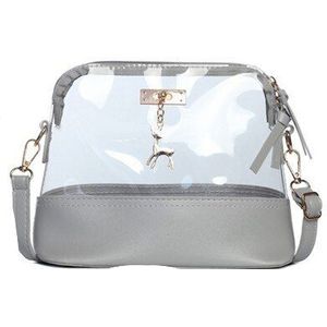 Herald Vrouwen Transparante Bag Clear Pvc Jelly Kleine Shell Tas Vrouwelijke Zomer Strand Schoudertassen Dames Messenger Bag Sac