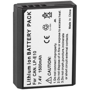 Camera Batterij LP-E10 LPE10 Lp E10 Voor Canon Rebel T3 T5 Kus X50 X70 Eos 1100D 1200D 1300D E10 1500mah Batterijen