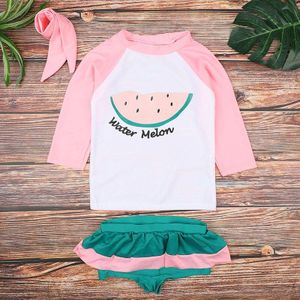 Bathwear Casual Mermaid Meisjes Baby Zonnebrandcrème Close-Fitting Elastische Voor Meisje Bikini Badmode Duiken Zonnebrandcrème Kids Badmode Meisjes