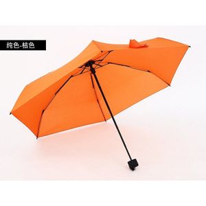 180G Kleine Mode Opvouwbare Paraplu Regen Vrouwen Mannen Mini Pocket Parasol Meisjes Anti-Uv Waterdichte Draagbare Reizen Paraplu