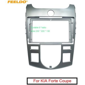 FEELDO Auto Stereo Audio 2Din Fascia Frame Adapter voor KIA Forte Coupe 9 ""Grote Scherm CD/DVD speler Dash Mount Trim Kit