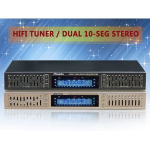 Hifi EQ665 Equalizer Stereo Tone Control Audiophile Diy Dual 10-Segment Pre-Timing Hi End Hifi Equalizer