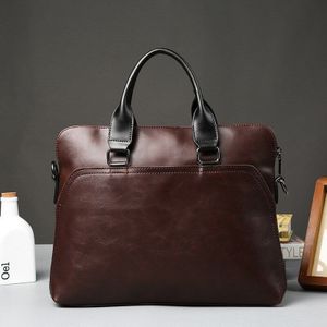 Werk Tas Kantoor Zakken Werk Tas Mannen Documenten 13inch Laptop PU Lederen Tas A4 Dunne Aktetas Portafolio Cuero Hombre bolso