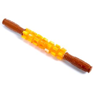 Foelie Lange Plastic Tand Afdrukken Massage Roller Yoga Meridiaan Stok Punt Drukken Wiel Body Taille Terug Been Te Sturen