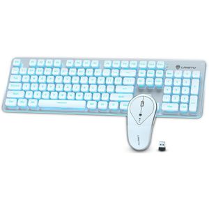 EAOR LT600 - Draadloos Toetsenbord en Muis Combo - 104-Toetsen - Waterdicht - Ergonomisch