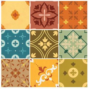 Floor Sticker Keuken Oliebestendig Zelfklevende Badkamer Wandtegels Renovatie Pvc Stickers Spaanse Mediterrane Vinyl Sticker