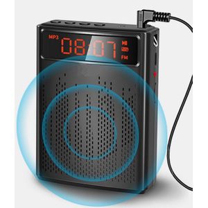 12W Draagbare Voice Versterker Met Geluid-Amplifying Muziek Bedrade Microfoon Headset Speaker Voor Klasse Vergaderingen Leraren