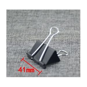 36 stuks/partij Black Metal Bindmiddel Clips 15/19/25/32/41/51mm Notities Brief paperclip Kantoorbenodigdheden Binding Beveiligen clip Product