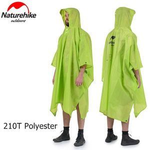 Naturehike Regen Jas 3 In 1 Multifunctionele Wandelen Regen Poncho Regenkleding Regenkleding Regenjas Fiets Lichtgewicht Waterdichte Jas