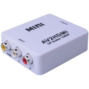 Av/Rca Cvbs Naar Hdmi-Compatibel 1080P Video Converter Mini AV2HDMI Adapter Converter Box Voor Hdtv Projector set Top Box Dvd