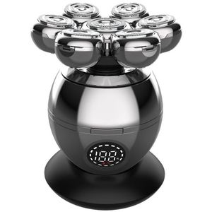 Elektrische Shaver7D Drijvende Snijkop Base Opladen Draagbare Mannen Baard Trimmer Clipper Schedel Scheerapparaat Waterdicht Scheren Machine